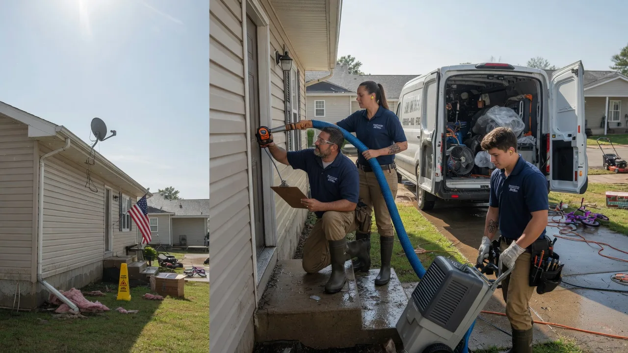 Ceiling Water Damage Restoration in Camden, TN near me